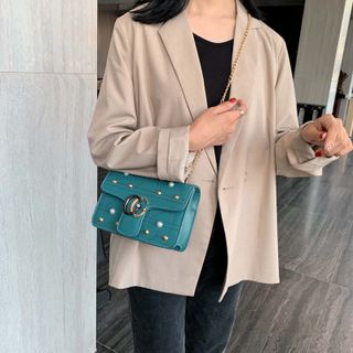 Túi đeo chéo đính họa tiết thời thượng D707