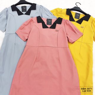 Đầm bầu lụa công sở 3071
