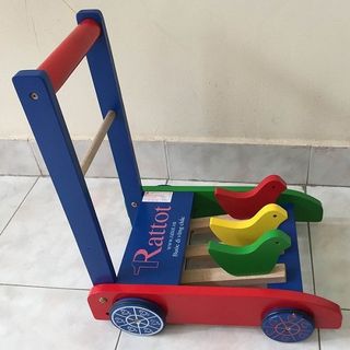 XE TẬP ĐI 3 CON CHIM GỖ RATTOT BAO0194