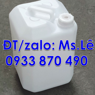 Gía thùng nhựa 20 lít can nhựa 20kg can đựng hóa chất 20 lít can nhựa 20l đựng hóa chấtbán can nhựavỏ can nhựa 20 lít vuông xanh TPHCM