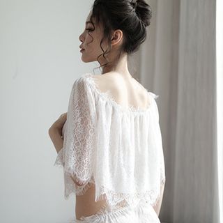Hàng Quảng Châu Đầm ngủ gợi cảm kèm quần chipL0152