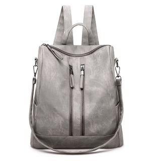 Balo da phong cách Ulzzang 2 khóa thời thượng D1442
