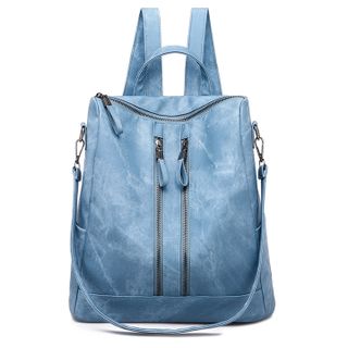 Balo da phong cách Ulzzang 2 khóa thời thượng D1442