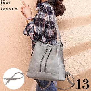 Balo da phong cách Ulzzang 2 khóa thời thượng D1442