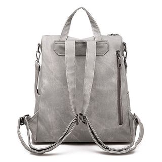 Balo da phong cách Ulzzang 2 khóa thời thượng D1442