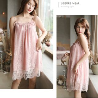 Hàng Quảng Châu Đầm ngủ gợi cảm kèm quần chipL0186