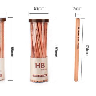 Hộp 50 bút chì gỗ Deli HB BAO0317