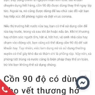 Cồn sát khuẩn 90 °