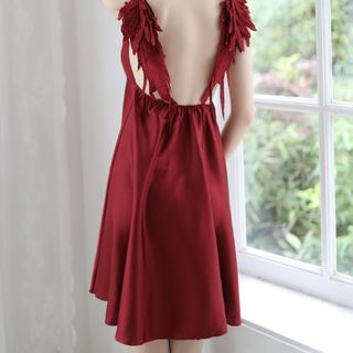 Hàng Quảng Châu Đầm ngủ gợi cảm kèm quần chipL0190