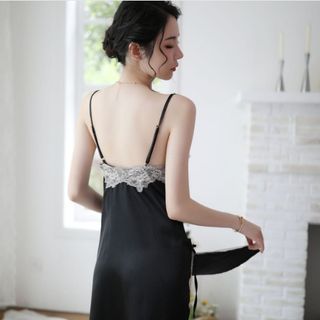 Hàng Quảng Châu Đầm ngủ gợi cảm kèm quần chipL0182