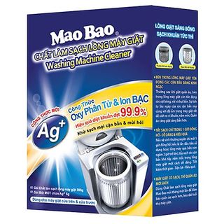 Tẩy lồng máy giặt - Tẩy lồng máy giặt MAO BAO ion Bạc Nâng Cấp Mới 300g6g giá sỉ