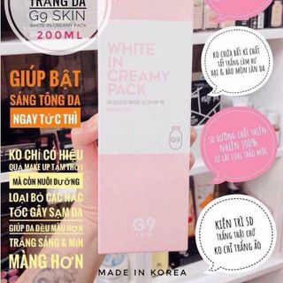 Trong kem ủ trắng G9 Skin White In Creamy giá sỉ