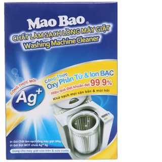 Tẩy lồng máy giặt - Tẩy lồng máy giặt MAO BAO ion Bạc Nâng Cấp Mới 300g6g