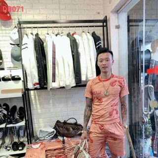 Bộ nam in 3D hình miliket