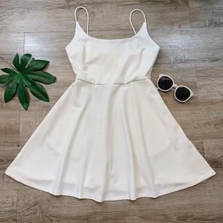 Đầm thun 2 dây basic form chữ A