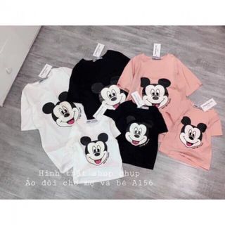 Áo đôi mẹ và bé in hình chuột Mickey dễ thương giá sỉ