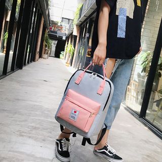 Balo Vải Phong Cách Hàn Quốc Cá Tính Trẻ Trung D1381