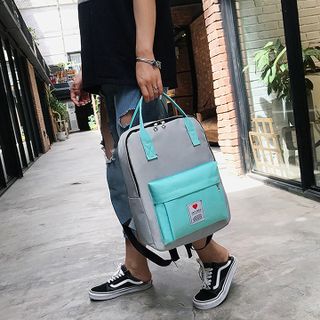 Balo Vải Phong Cách Hàn Quốc Cá Tính Trẻ Trung D1381