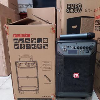 Loa kéo Malata 9087 - Tặng kèm 2 mic LOA