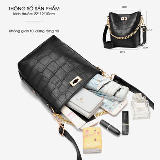 Túi Xách Nữ Vân Cá Sấu Cao Cấp D273