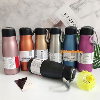 Bình Giữ Nhiệt Có Quai Xách 420ml Q013 Inox 304