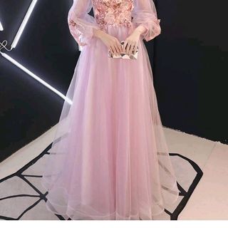 ĐẦM XOÈ TAY PHỒNG ĐÍNH HOA 3D
