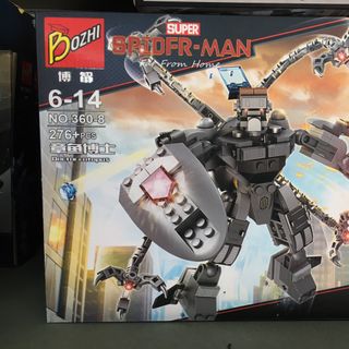 Đồ chơi lego spider man 360 robot và siêu xe siêu nhân nhện hoặc máy bay trong cùng 1 bộ 4 mẫu Giá 85k rẻ nhất HCM