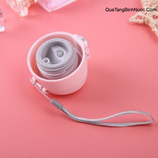 Bình Giữ Nhiệt Nắp Bật Có Dây Đeo 350ml Q022