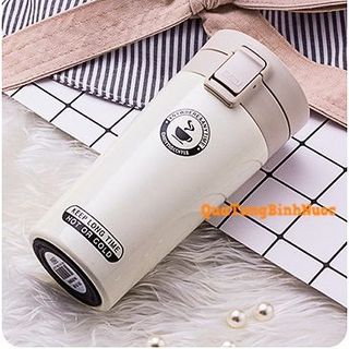 Ly Giữ Nhiệt Coffee Nắp Bật 380ml Q015