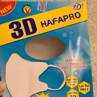 Khẩu trang 3D Hafapro