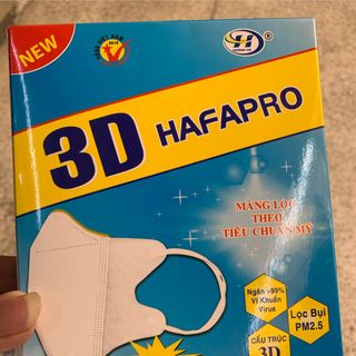 Khẩu trang 3D Hafapro