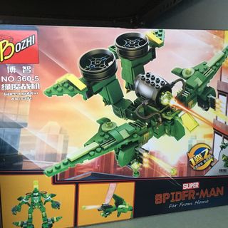 Đồ chơi lego spider man 360 robot và siêu xe siêu nhân nhện hoặc máy bay trong cùng 1 bộ 4 mẫu Giá 85k rẻ nhất HCM giá sỉ