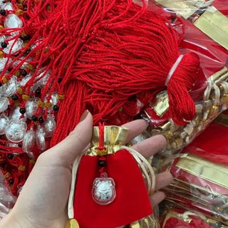 Vòng cổ mặt heo bạc