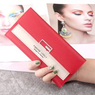 Ví nữ Forever Lovely dáng dài chất liệu da PU có nhiều màu VIDEO