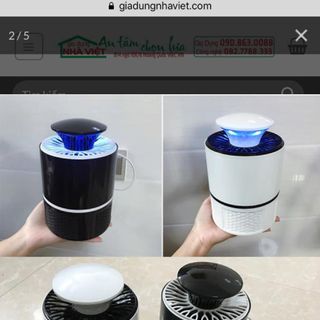 Đèn bắt muỗi trụ xoay 360 độ
