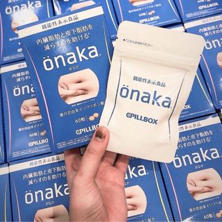 Thuốc giảm mỡ bụng Onaka Pillbox Nhật Bản 60 viên