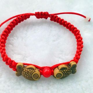 vòng tay dây rút 2 con cá dễ thương