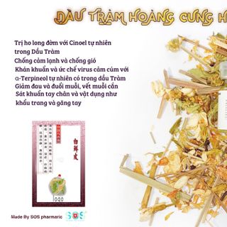 Tinh dầu tràm phòng dịch giá sỉ