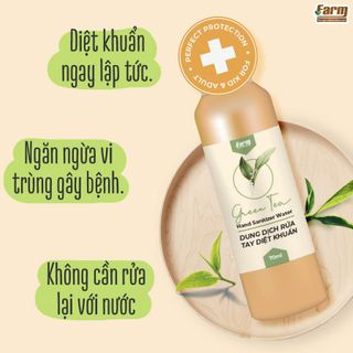 Dung Dịch Rửa Tay Sát Khuẩn Hương Trà Xanh Farm