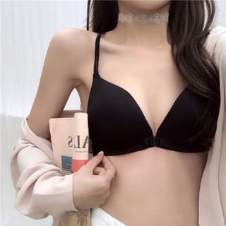 Áo Lót Đúc Su Nâng Ngực Không Gọng Mút Dày tặng kèm dây trong suốt