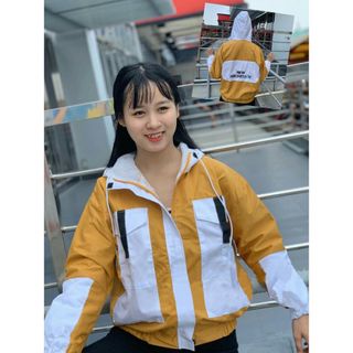 Áo khoác kaki hộp nữ