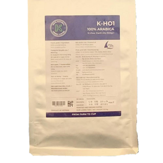 CÀ PHÊ 100 ARABICA RANG XAY NGUYÊN CHẤT K-HO1 500G
