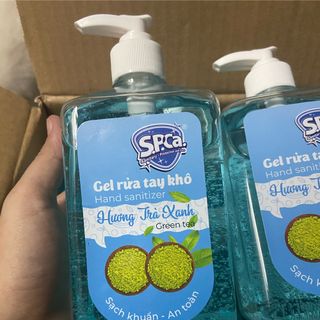 Gel rửa tay sát khuẩn SPCA hương trà xanh