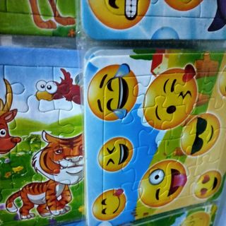 Tranh ghép mấy chục mẫu 14x14cm