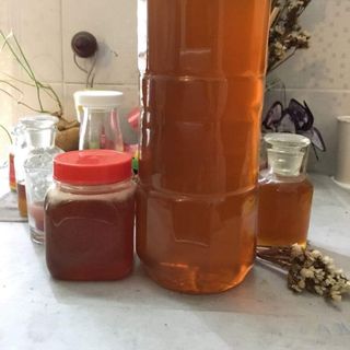 Mật ong nguyên chất chai 500ml/ chai - hình thật của