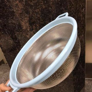 Rổ inox viền nhựa