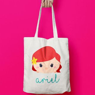 Túi Canvas trắng trơn không khoá