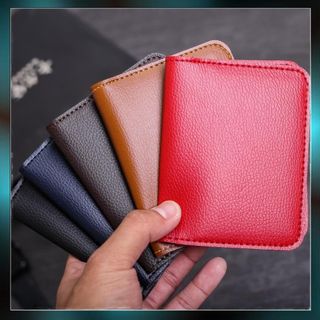 Bóp ví để thẻ unisex da PU kích thước 9 x 11cm VMN02