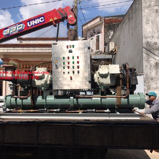 Lắp đặt hệ thống chiller giải nhiệt gió