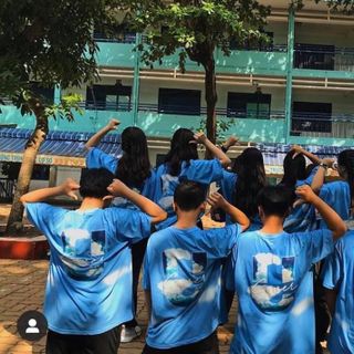 Áo thun uncover màu xanh biển freedom